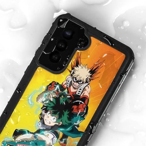 My Hero Academia Deku and Bakugo Season 5 Galaxy S24 Plus Waterproof Case
